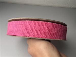 Gjordbånd - taskehank 30 mm, sommer pink